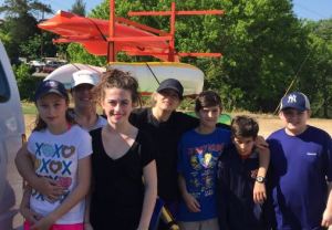 There's always at least one frown in any given outdoors pic, but it's never the same person!